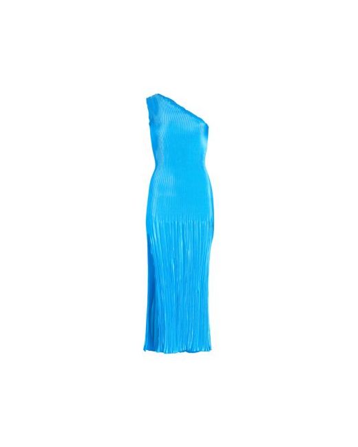 L'Idée Gigi Pleated One-Shoulder Gown