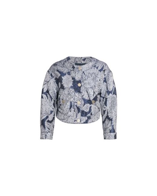 Giorgio Armani Floral Jacquard Cropped Jacket