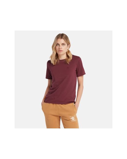 Timberland Exeter River T-shirt For In Burgundy