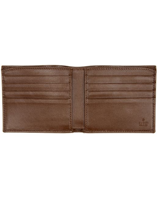 Gucci Men's Brown Retro Interlocking G Wallet