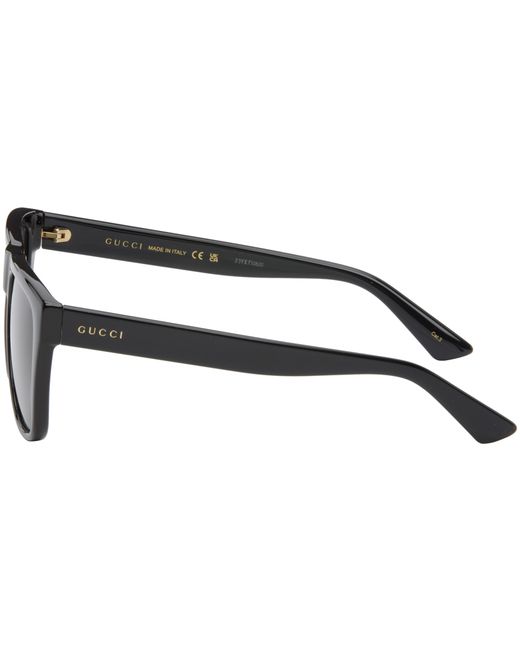 Gucci Women's Black Wayfarer Sunglasses