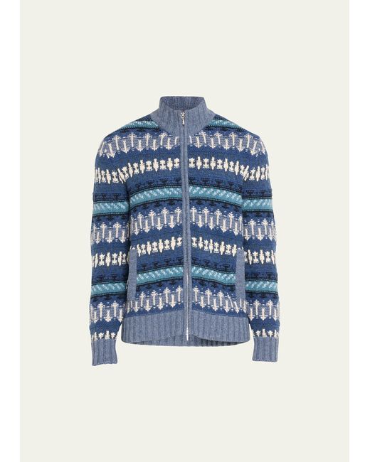 Loro Piana Noel Cashmere Full-Zip Sweater