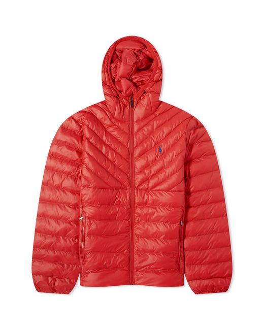 Polo Ralph Lauren Terra Chevron Insulated Hooded Jacket in END. Clothing