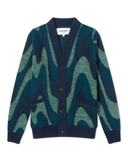 Corridor Shimmer Wave Cardigan in END. Clothing