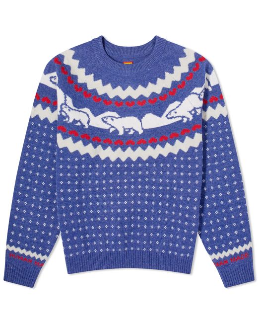 Human Made Nordic Jacquard Knit Sweater Medium END. Clothing