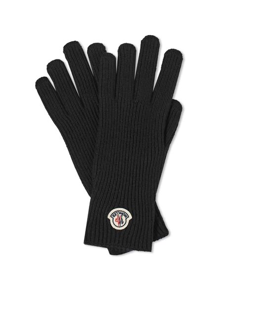 Moncler Wool Logo Gloves in END. Clothing
