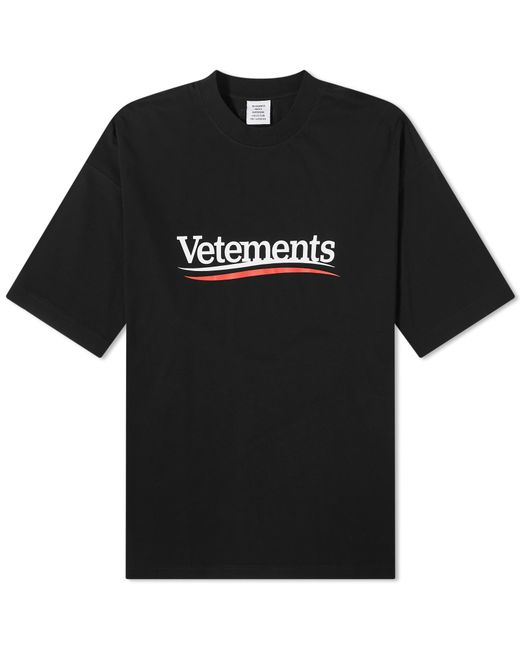 Vetements Campaign Logo T-Shirt END. Clothing