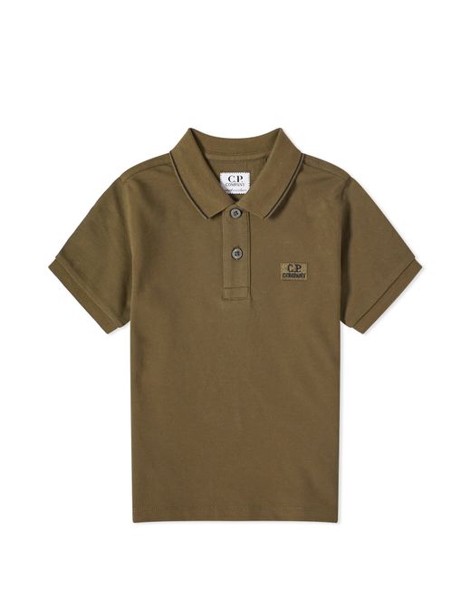 C.P. Company Undersixteen Patch Logo Polo Shirt END. Clothing