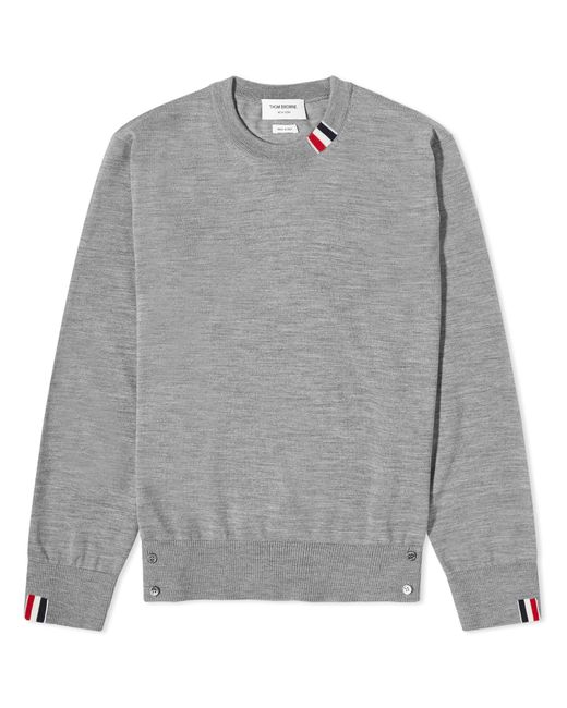Thom Browne Intarsia Stripe Crew Knit in END. Clothing