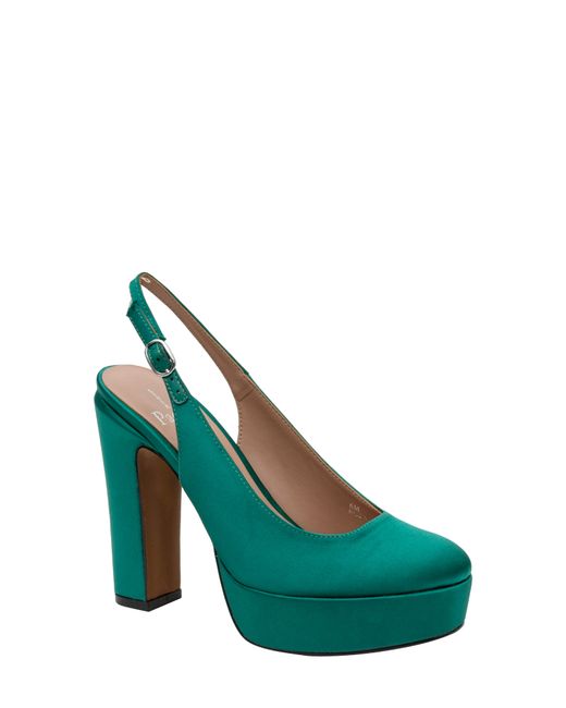 Linea Paolo Ivie Slingback Platform Pump in at