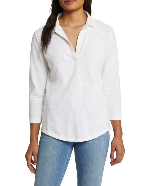 Tommy Bahama Ashby Isles Cotton Jersey Popover Top