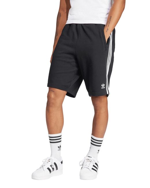 Adidas Adicolor 3-Stripes Cotton French Terry Shorts
