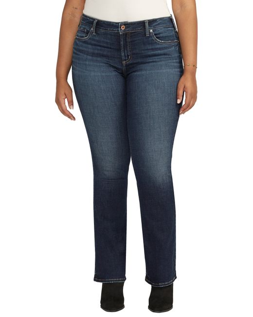 Silver Jeans Co. Jeans Co. Elyse Mid Rise Bootcut in at 14W 31
