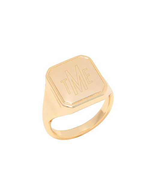 Brook and York Quincy Monogram Signet Ring in at 7