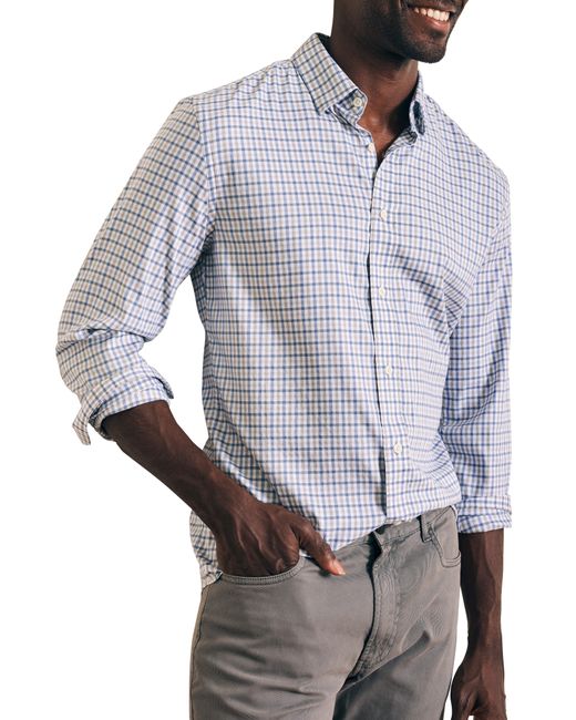 Faherty The Movement Plaid Button-Up Shirt