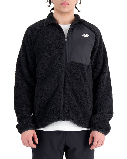New Balance Q Speed Faux Shearling Jacket