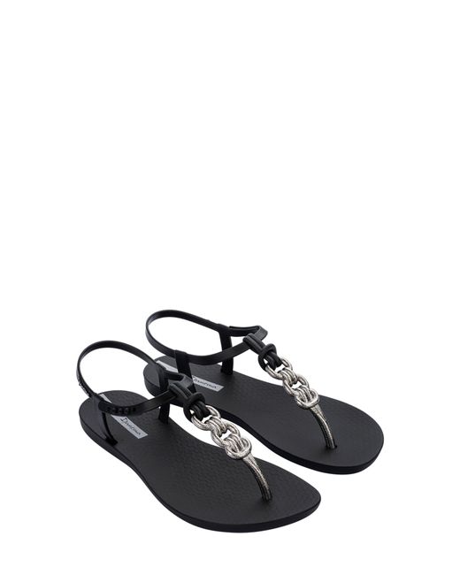 Ipanema Connect T-Strap Sandal in Black at