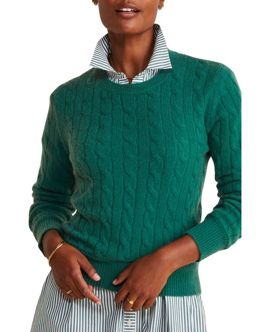 Vineyard Vines Cable Stitch Cashmere Sweater in at