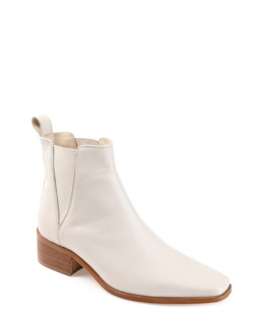 Journee Signature Brooklee Leather Chelsea Boot in at