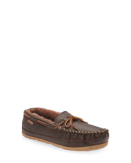 L.L.Bean Wicked Good Genuine Shearling Lined Slipper in at