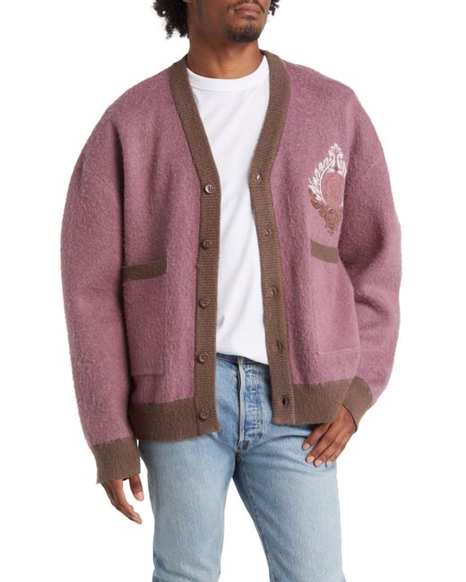 Honor The Gift Crest Logo Cardigan