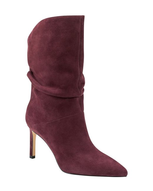 Marc Fisher LTD Angi Slouch Pointed Toe Bootie in at 5