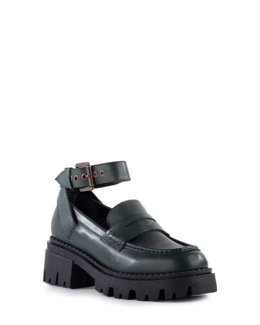 Seychelles Not The One Ankle Strap Lug Penny Loafer in at 6