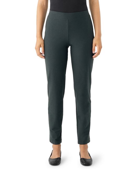 Eileen Fisher Slim Ankle Stretch Crepe Pants in at