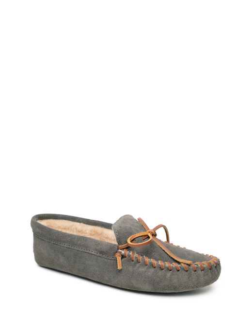 Minnetonka Softsole Faux Shearling Moccasin Slipper in at