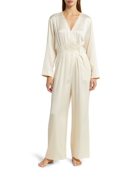 Lunya Long Sleeve Washable Silk Jumpsuit