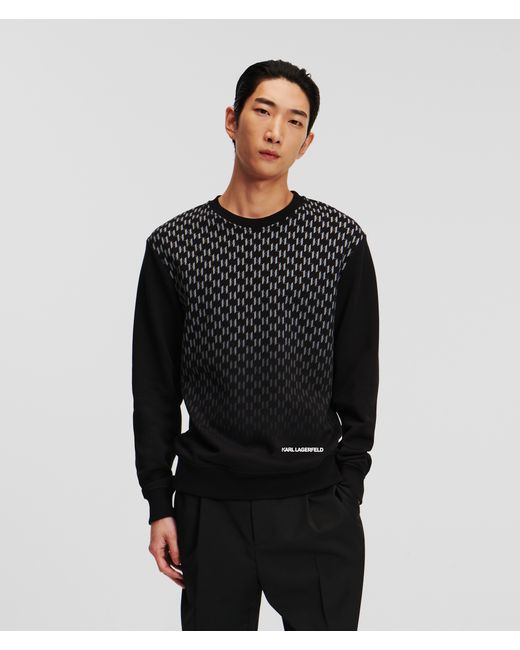 Karl Lagerfeld Kl Monogram Sweatshirt Man