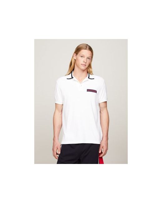 Tommy Hilfiger Regular Fit Monotype Logo Patch Polo