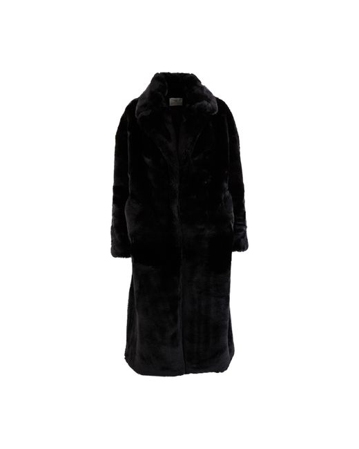 Anine Bing Sasha coat in faux fur