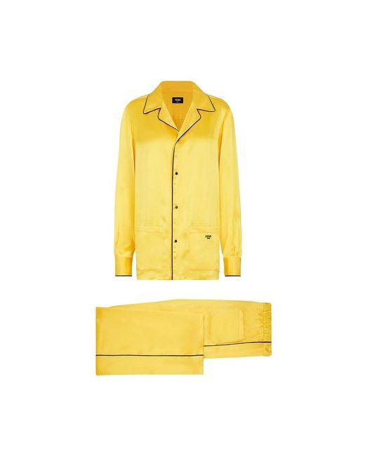 Fendi Yellow silk pyjamas