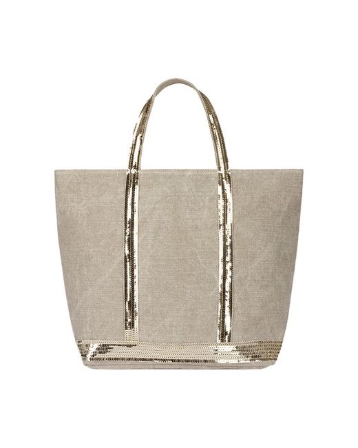 Vanessa Bruno Linen and Sequins M Cabas Tote