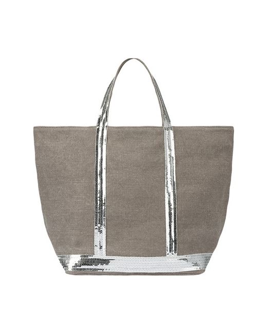 Vanessa Bruno Linen and Sequins M Cabas Tote