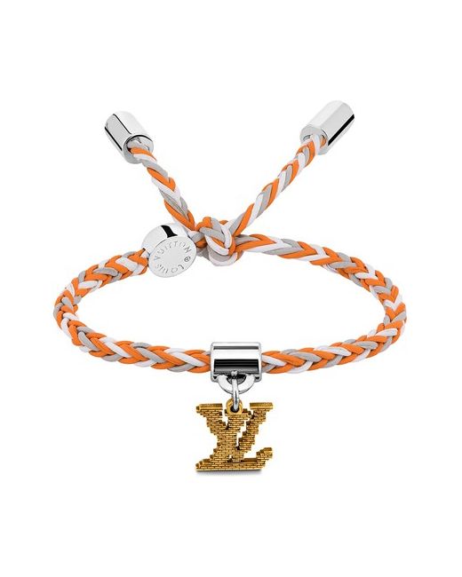 Louis Vuitton Vintage Friendship Charm Leather Bracelet