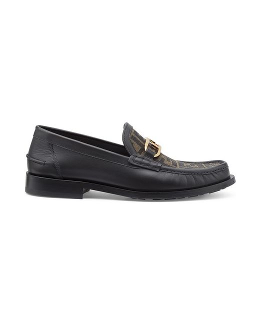 Fendi leather loafers