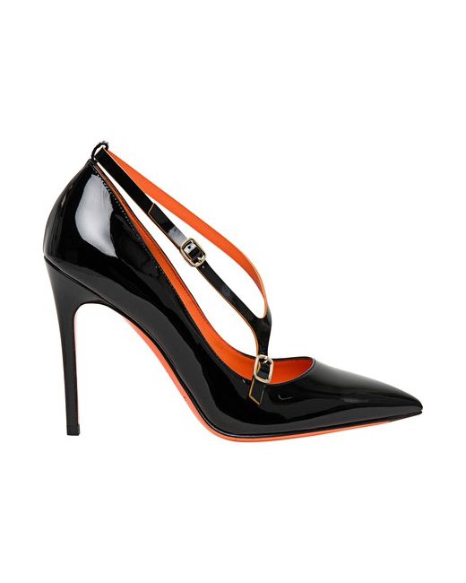 Santoni Leather high-heel court