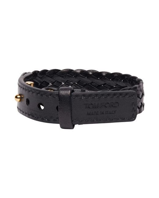 Tom Ford Leather T bracelet