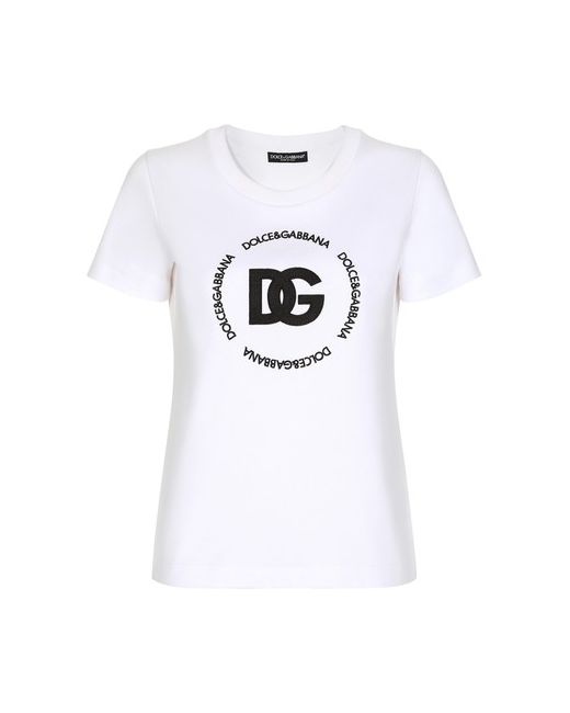 Dolce & Gabbana Interlock T-shirt with DG logo