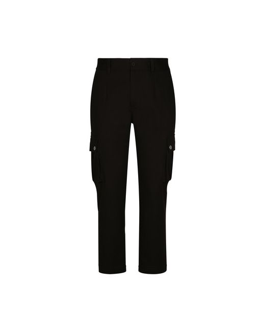 Dolce & Gabbana Cotton cargo pants with branded tag