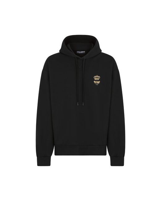 Dolce & Gabbana Jersey hoodie with embroidery