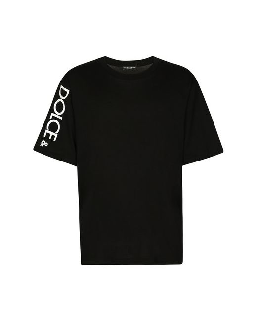 Dolce & Gabbana Cotton round-neck T-shirt with print