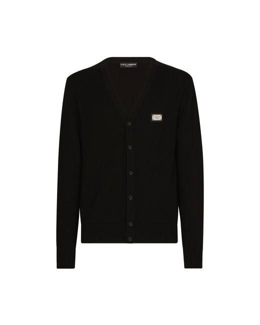 Dolce & Gabbana Cashmere and wool cardigan with branded tag
