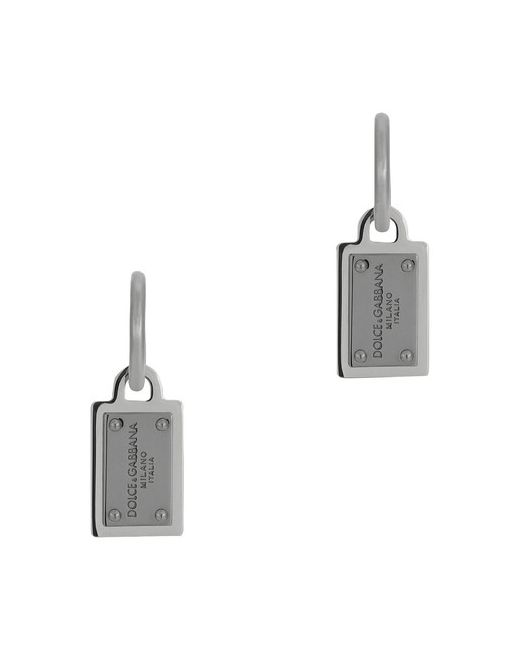 Dolce & Gabbana earrings with logo tag