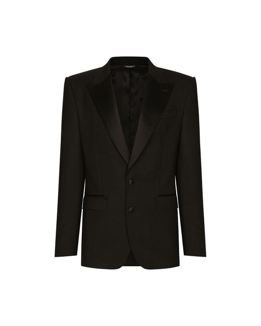 Dolce & Gabbana Single-breasted stretch wool Sicilia-fit tuxedo jacket