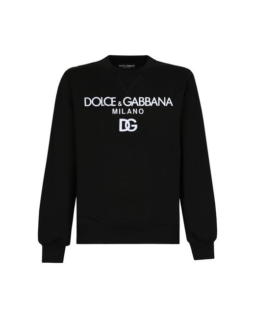 Dolce & Gabbana Jersey sweatshirt with DG embroidery