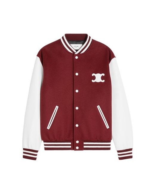 Celine Varsity college jacket in double face cashmere