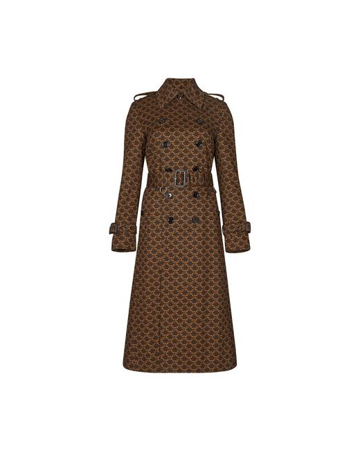 Celine 70S Trench Coat in Triomphe Printed Cotton